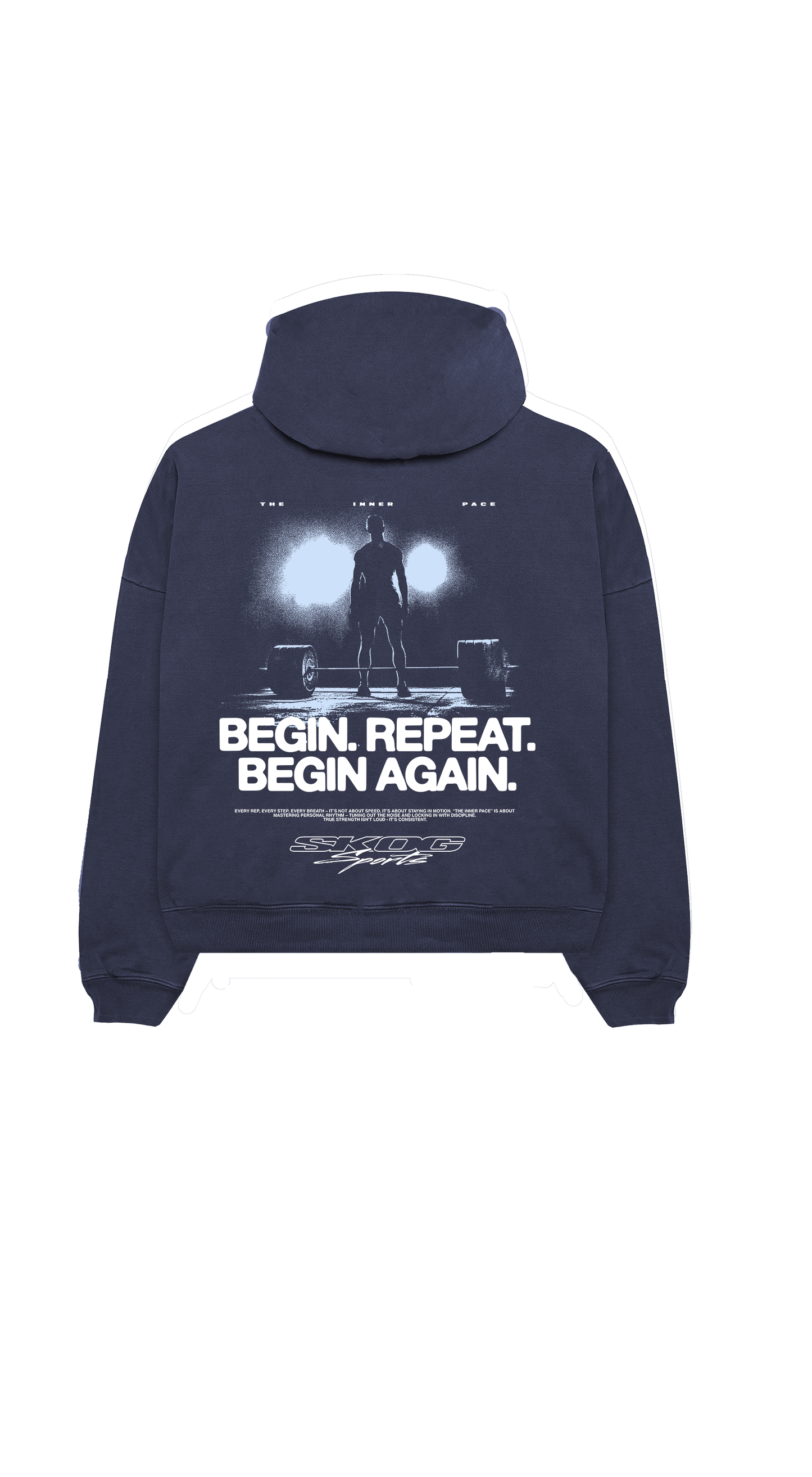 French Navy Begin. Repeat. Again. Hoodie