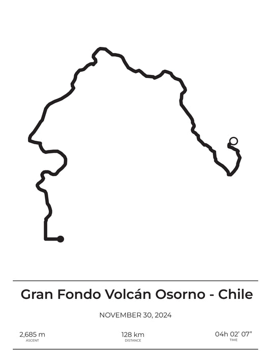 Gran Fondo Volcán Osorno 2025 Poster
