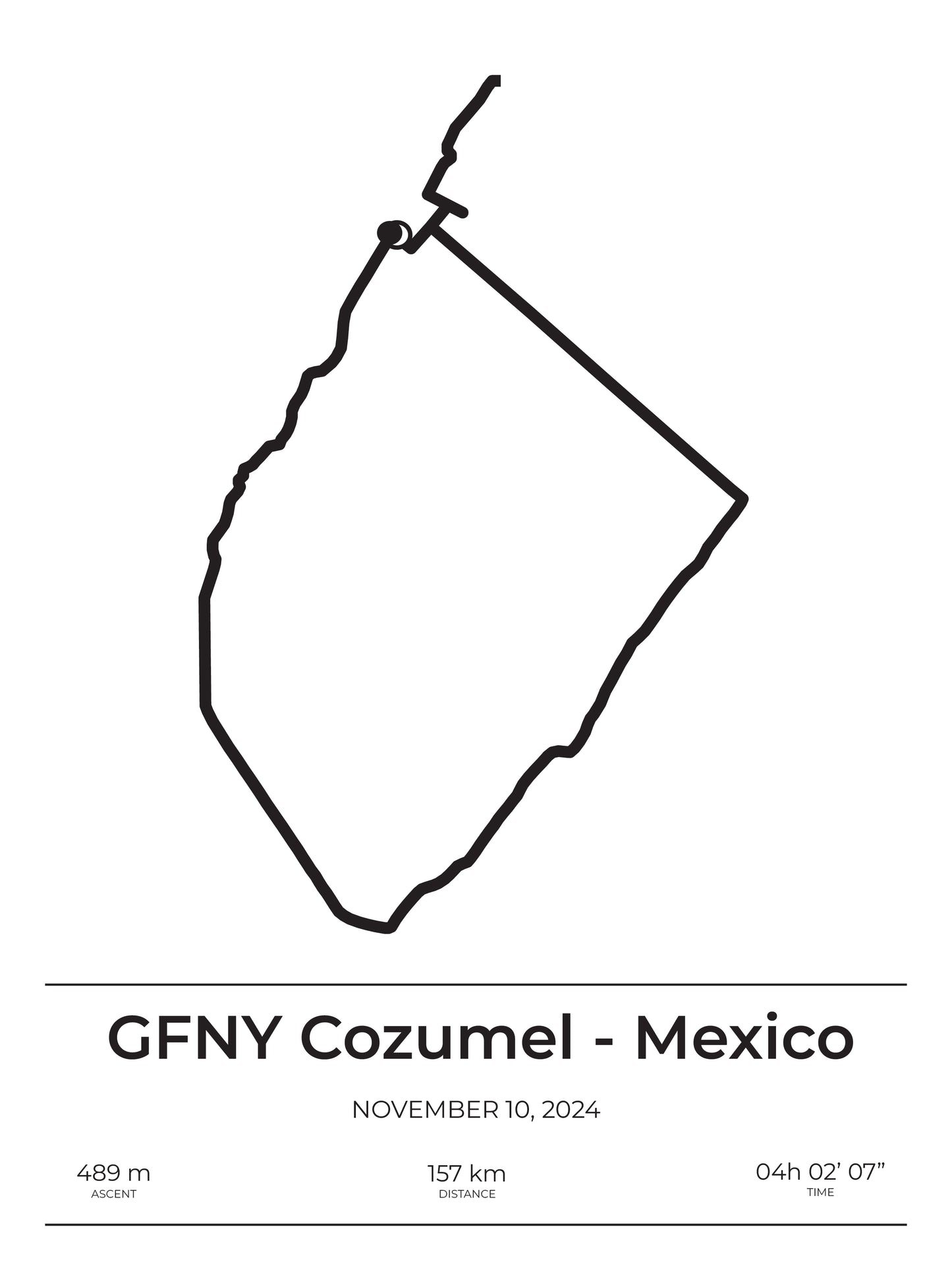 GFNY Cozumel 2024 Poster