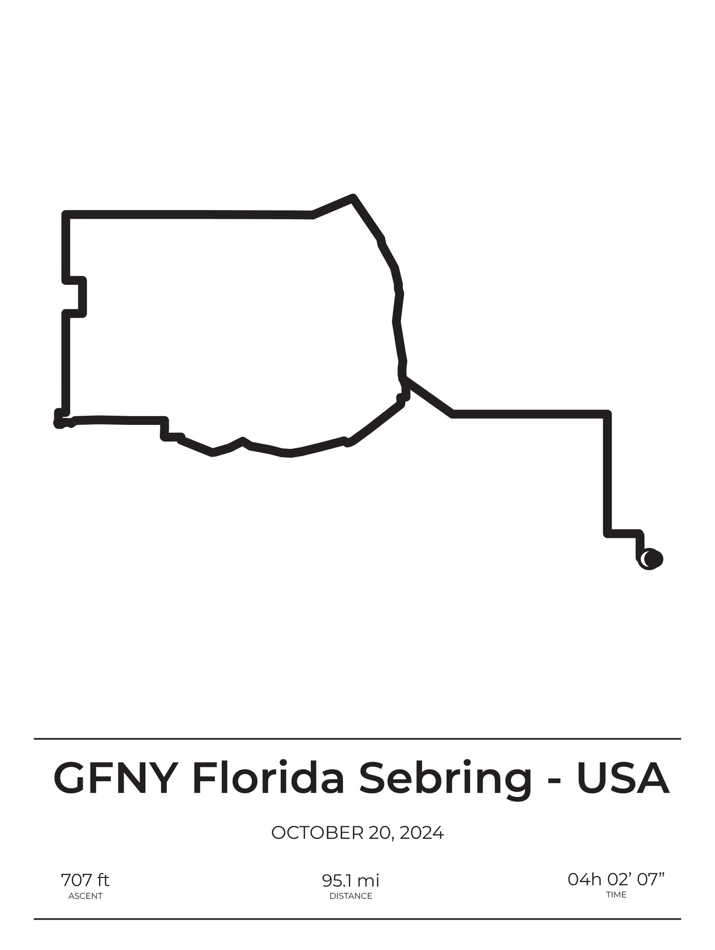 GFNY Florida Sebring Poster