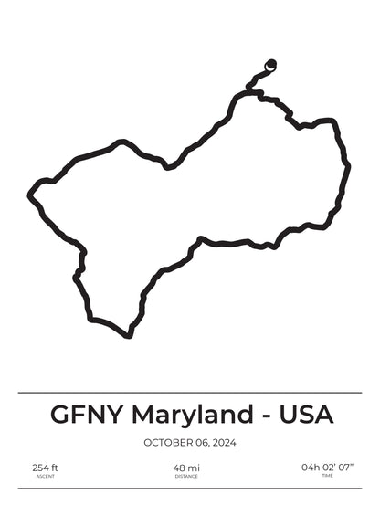 GFNY Maryland 48 mi Poster
