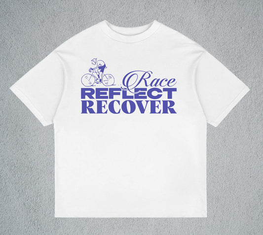 Race. Reflect. Recover Oversized T-shirt